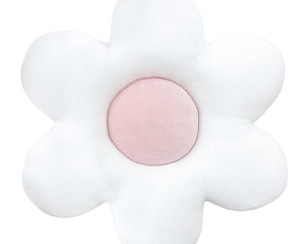 daisy-pillow-white-pudrowy-_-przezroczyste.jpg Kissen aus Samt/weissem Gänseblümchen