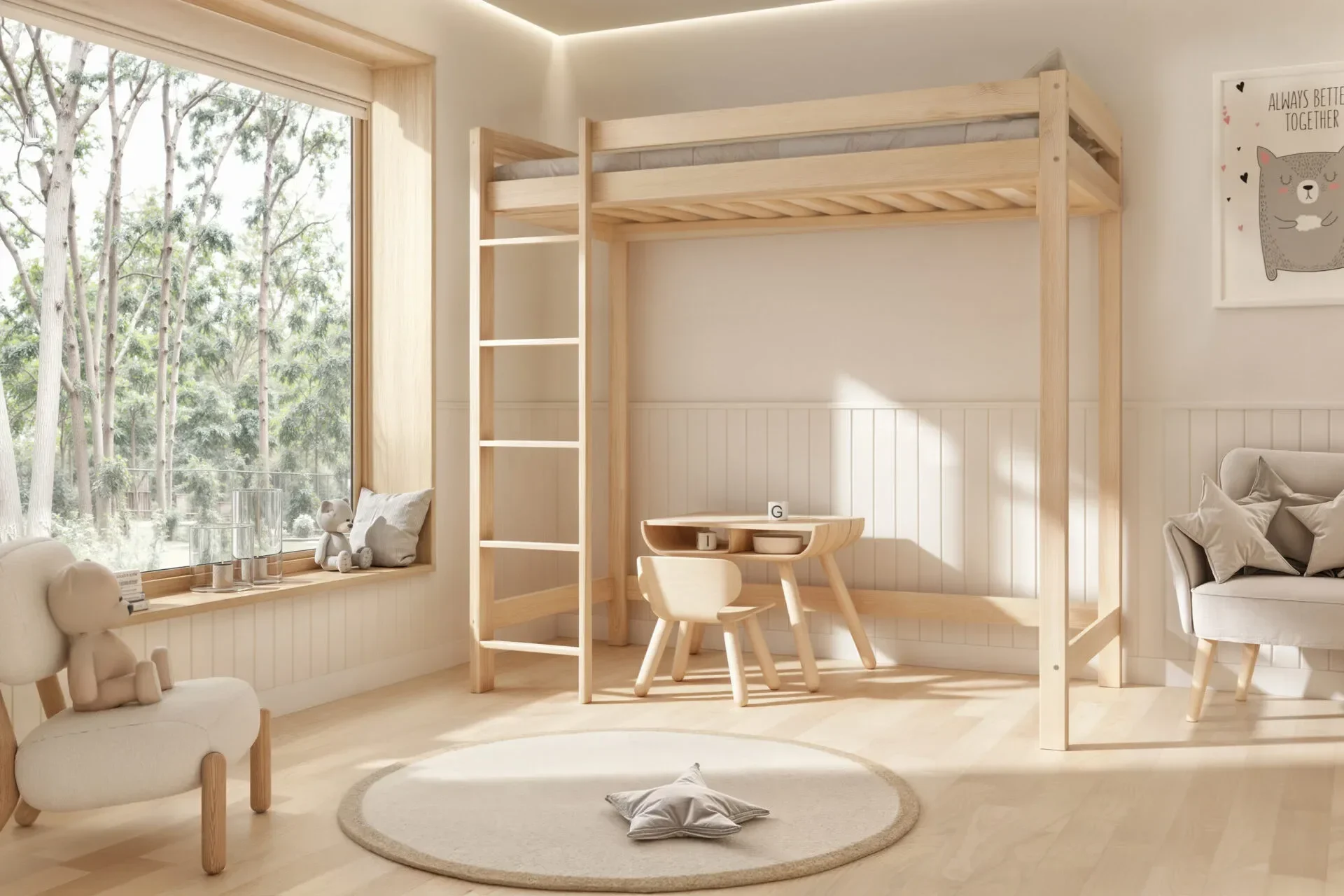 littleloft_b3 Etagenbett für Kinder AVELA 180cm
