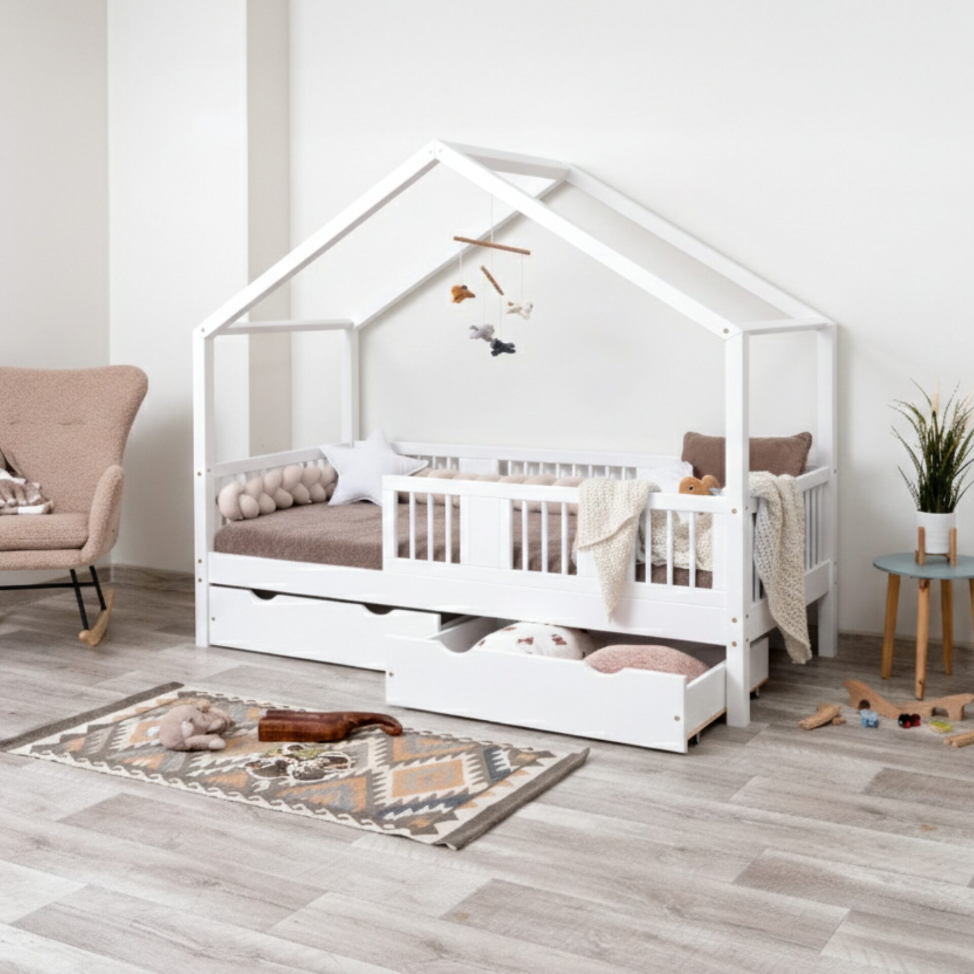 3luna_short Kinderbett ASTRIA mit Schublade