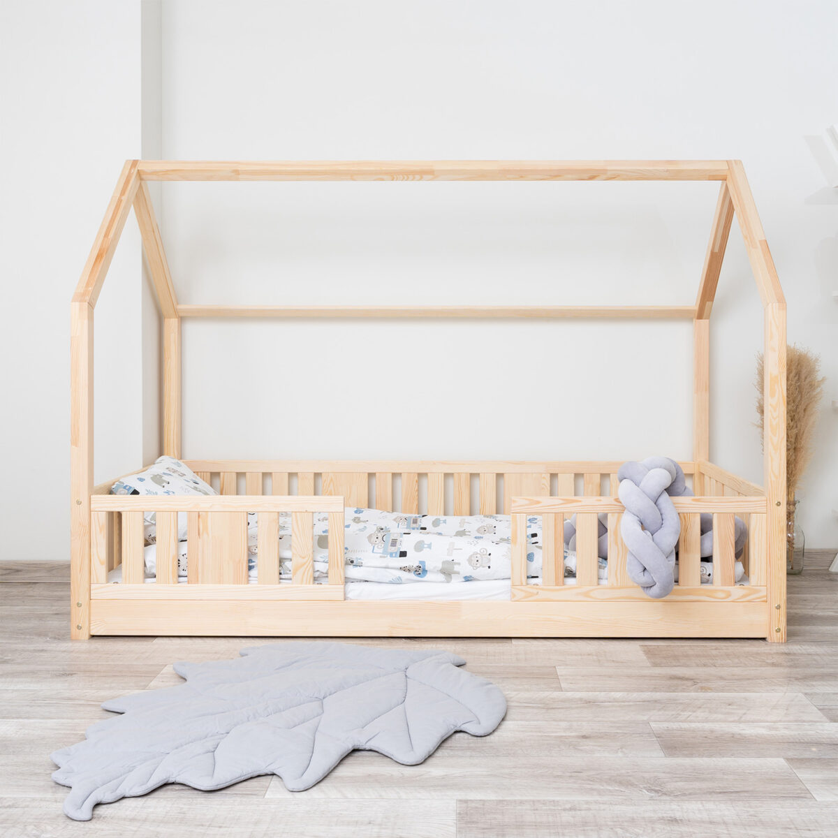 Łóżko_pojedyncze_NIKO_LONG_0_sosna (1) Kinderbett STELLIA mini