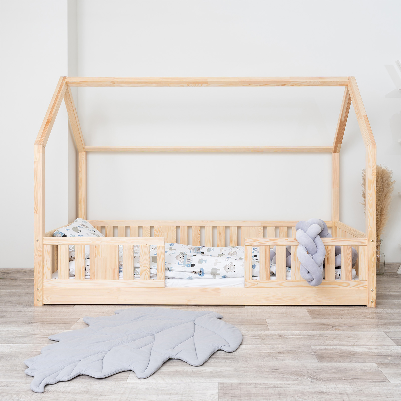 Łóżko_pojedyncze_NIKO_LONG_0_sosna (1) Kinderbett STELLIA mini