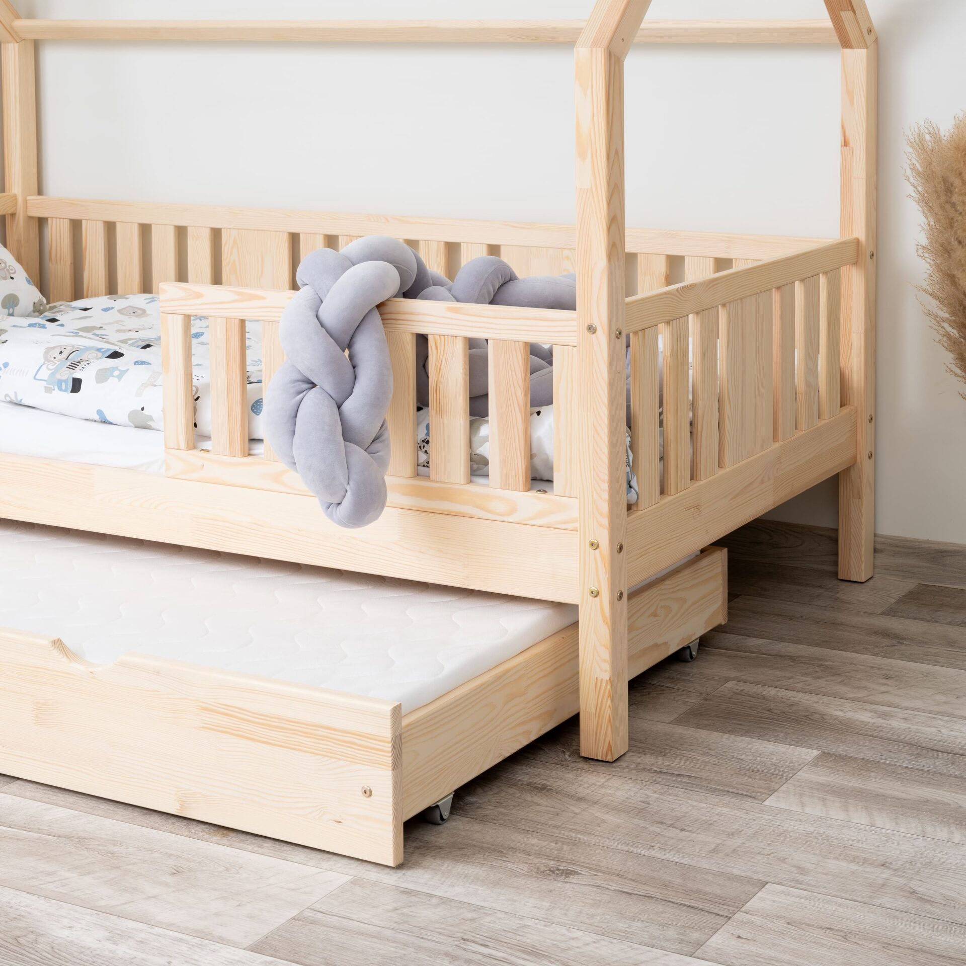 Łóżko_pojedyncze_NIKO_LONG_20_sosna (19) Kinderbett STELLIA mit Schublade