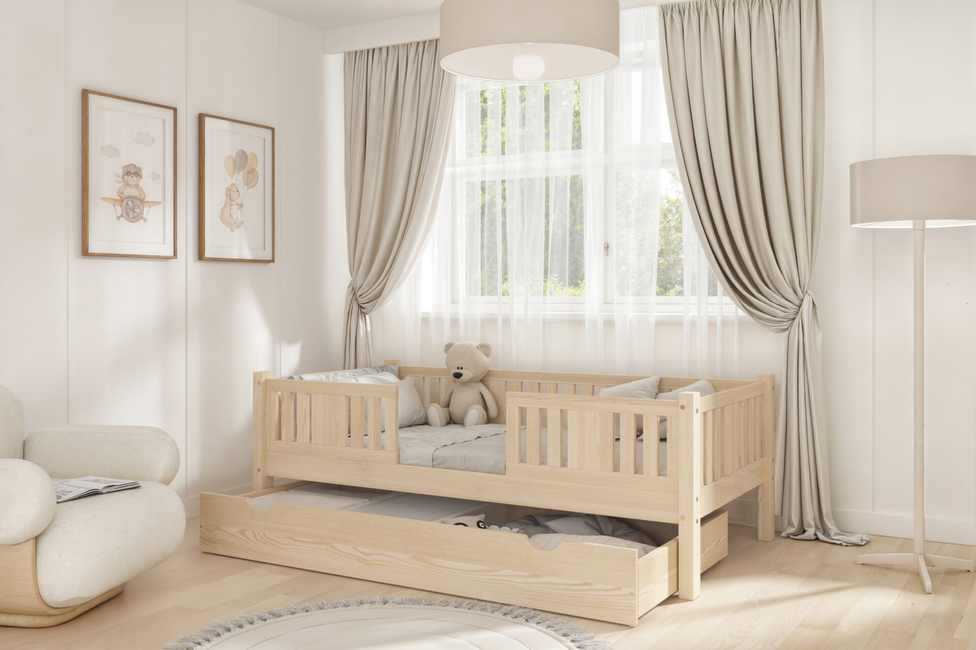 nw1_1 Wooden Bed