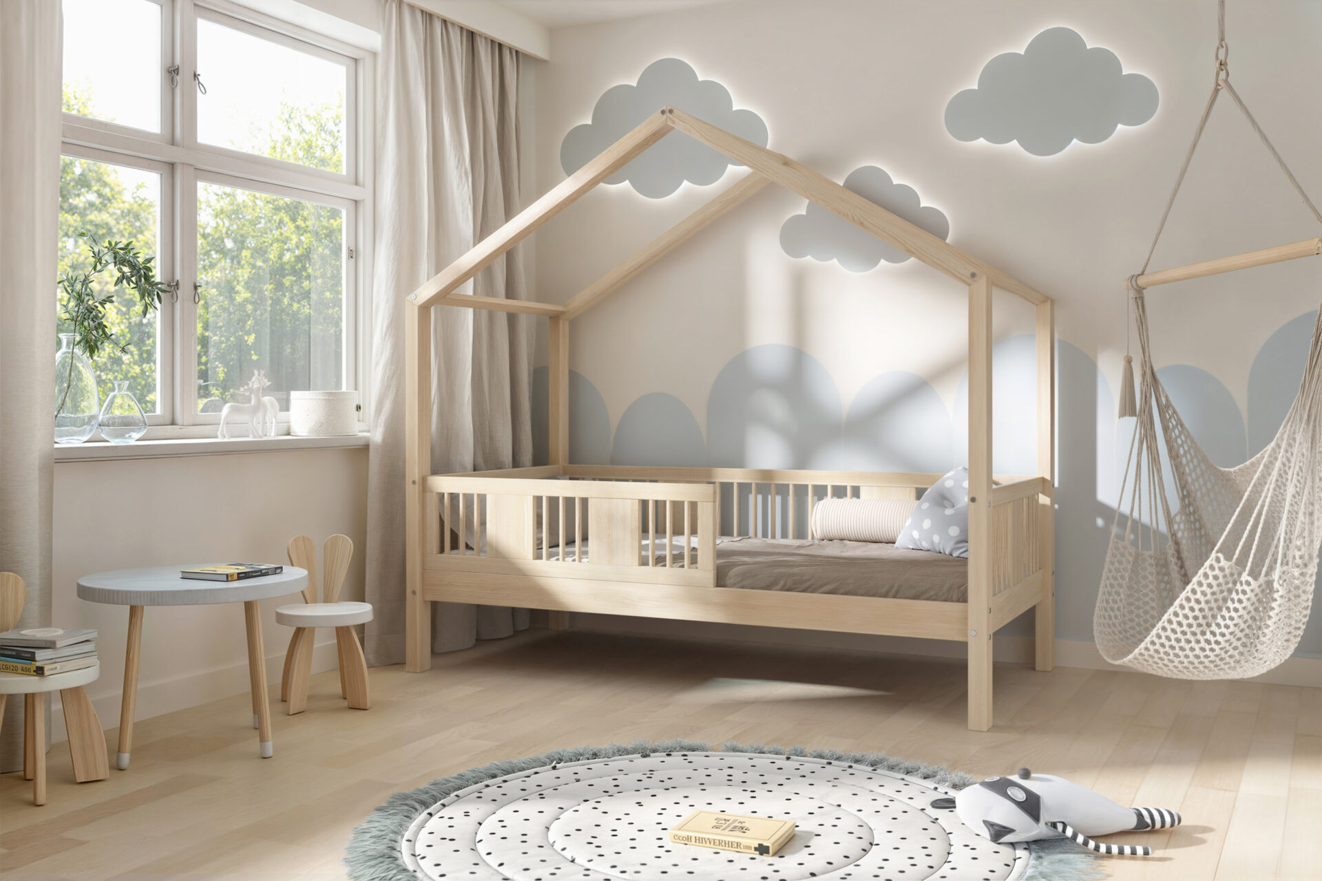 dw3_1 Wooden Bed