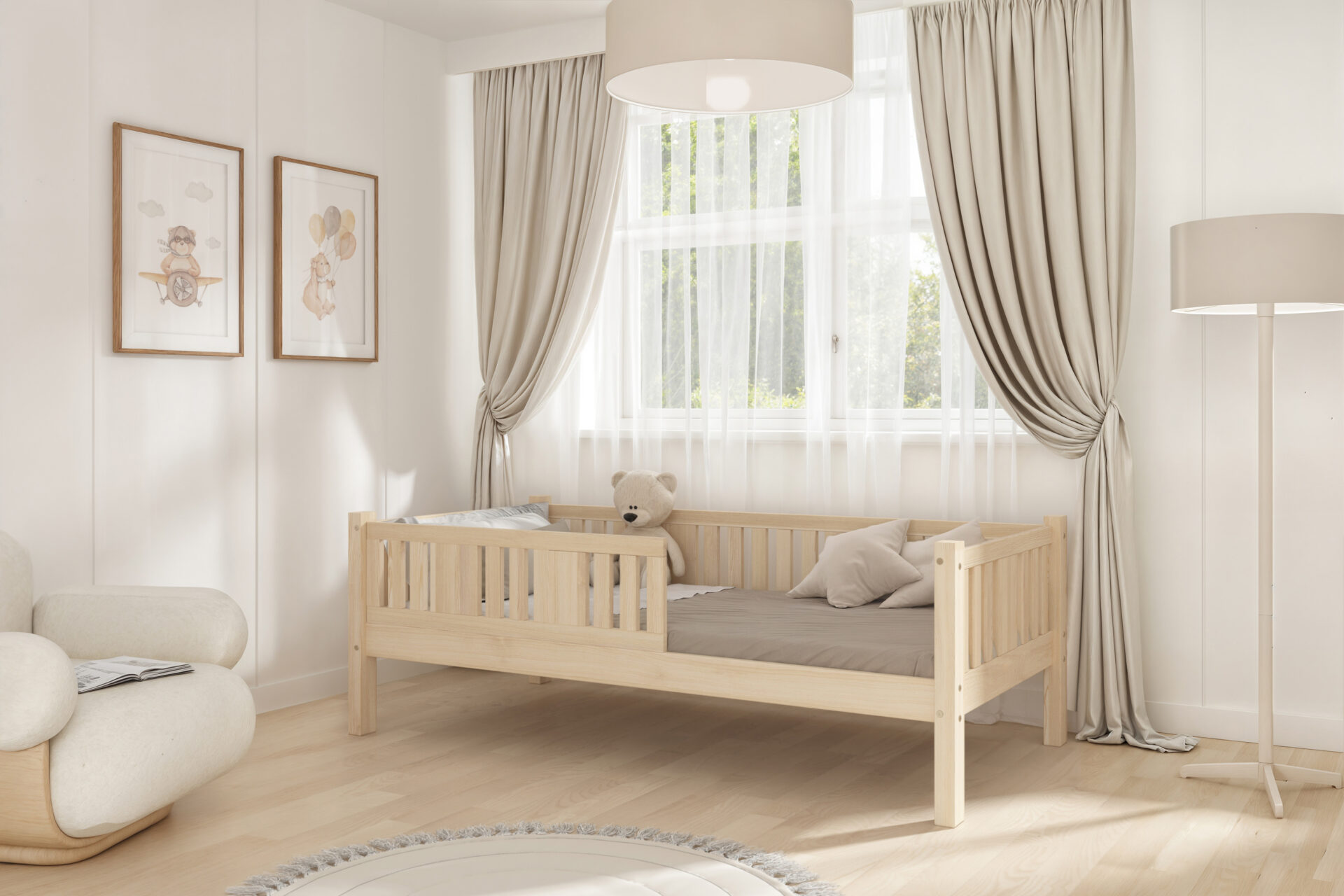 nw1_1 Wooden Bed