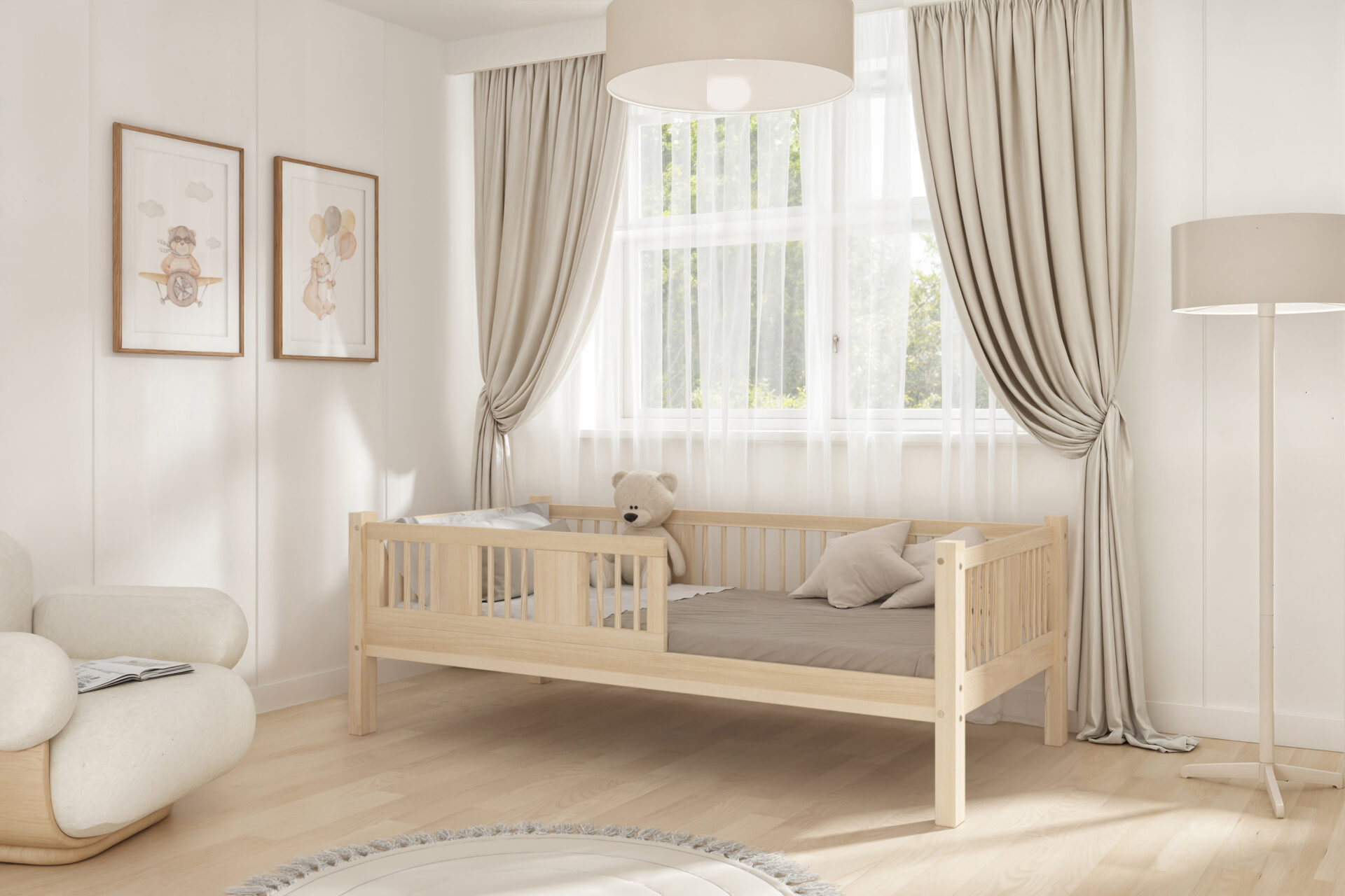 nw2_1 Kinderbett LUNA (Schnellversand)