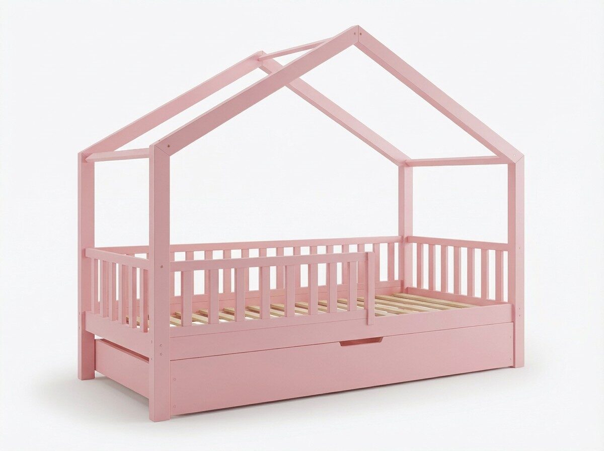 1selvia_mit_shublade Kinderbett SELVIA mit Schublade