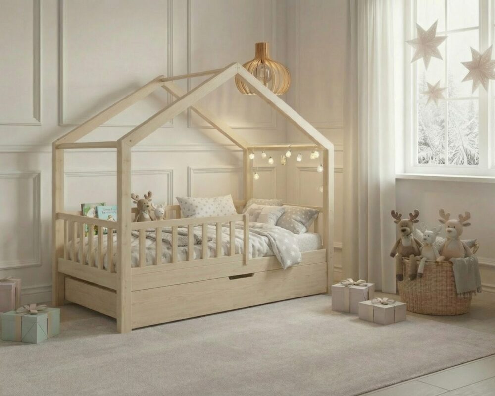 Kinderbett SELVIA mit Schublade