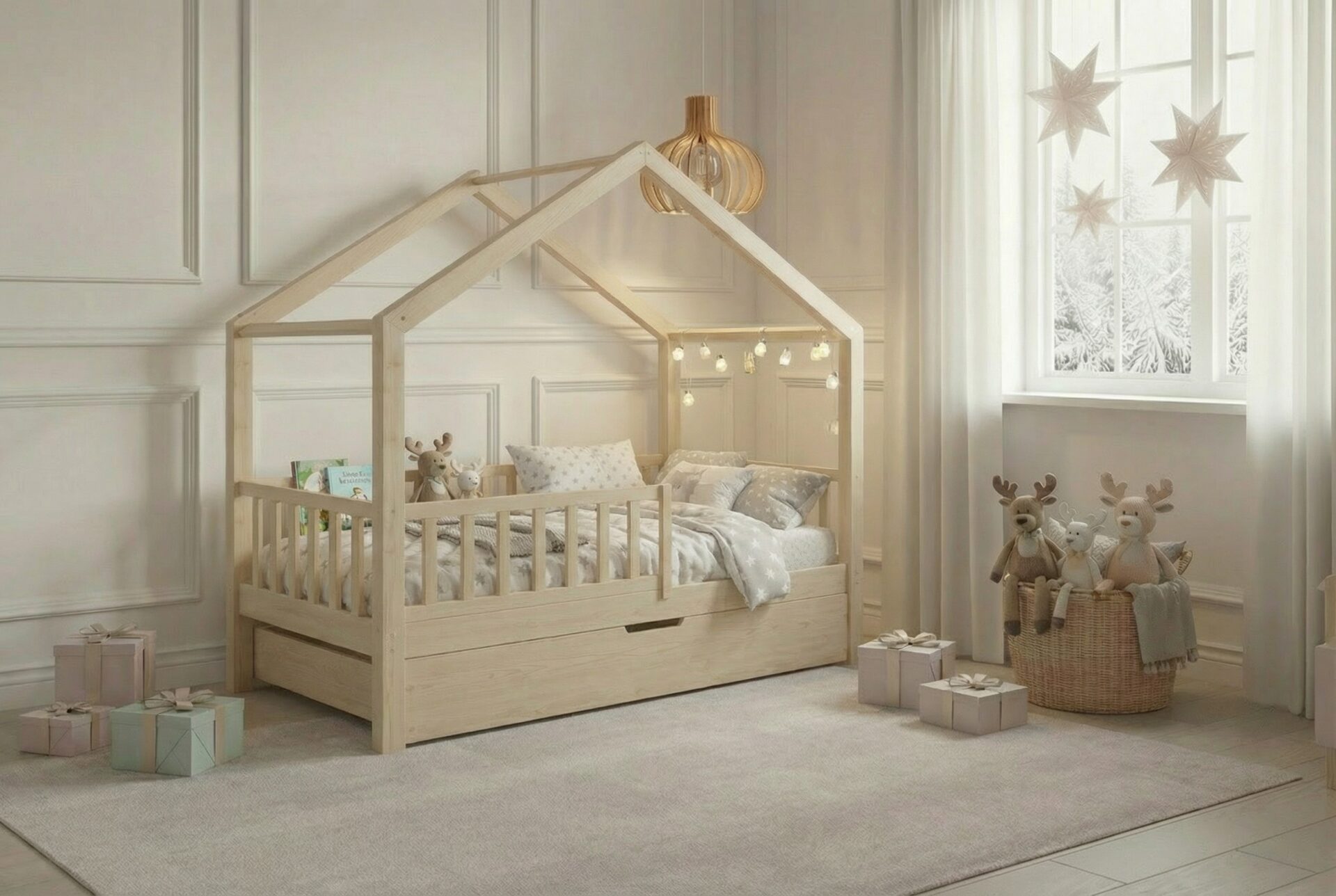 2selvia_mit_shublade Kinderbett SELVIA mit Schublade