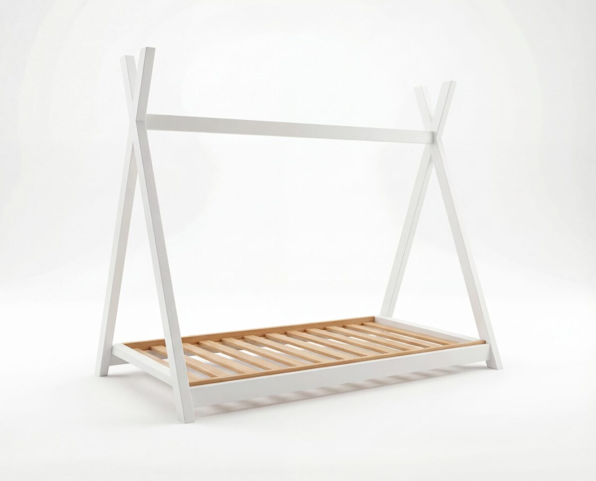 Tipi-Bett aus Kiefernholz