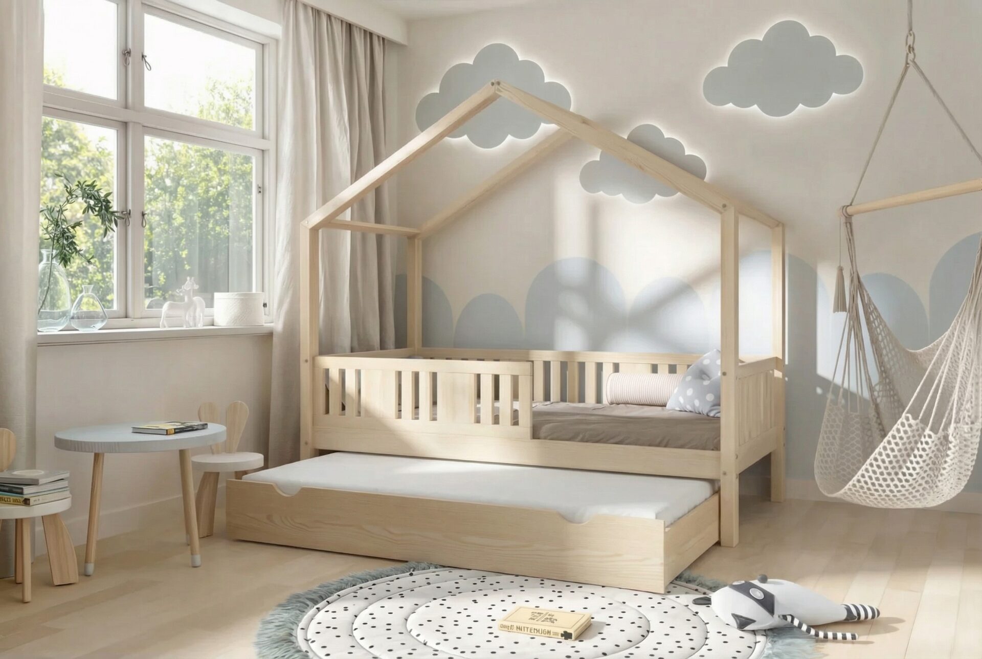 4lunetta Wooden Bed