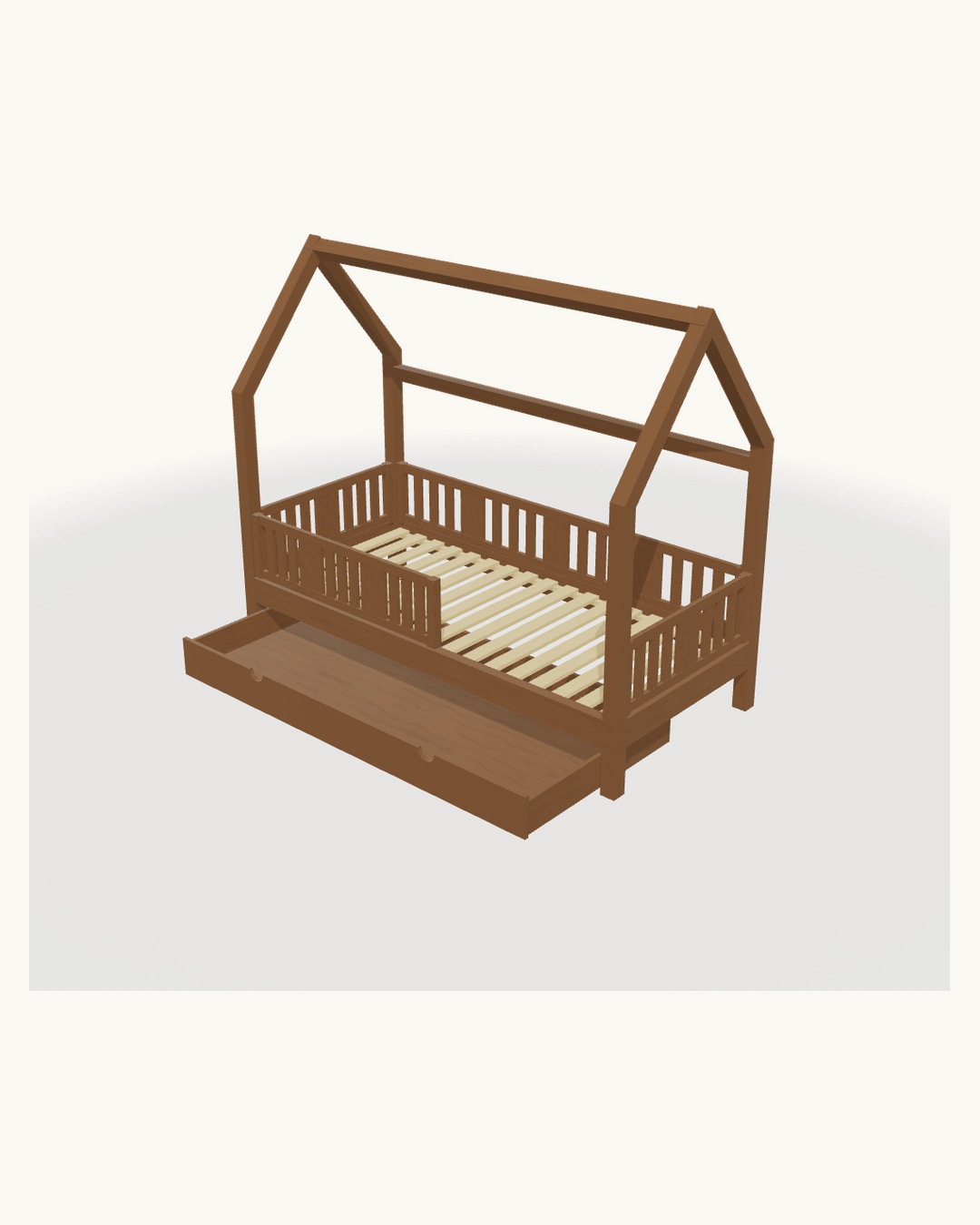 3D bed configurator &mdash; house bed with drawer