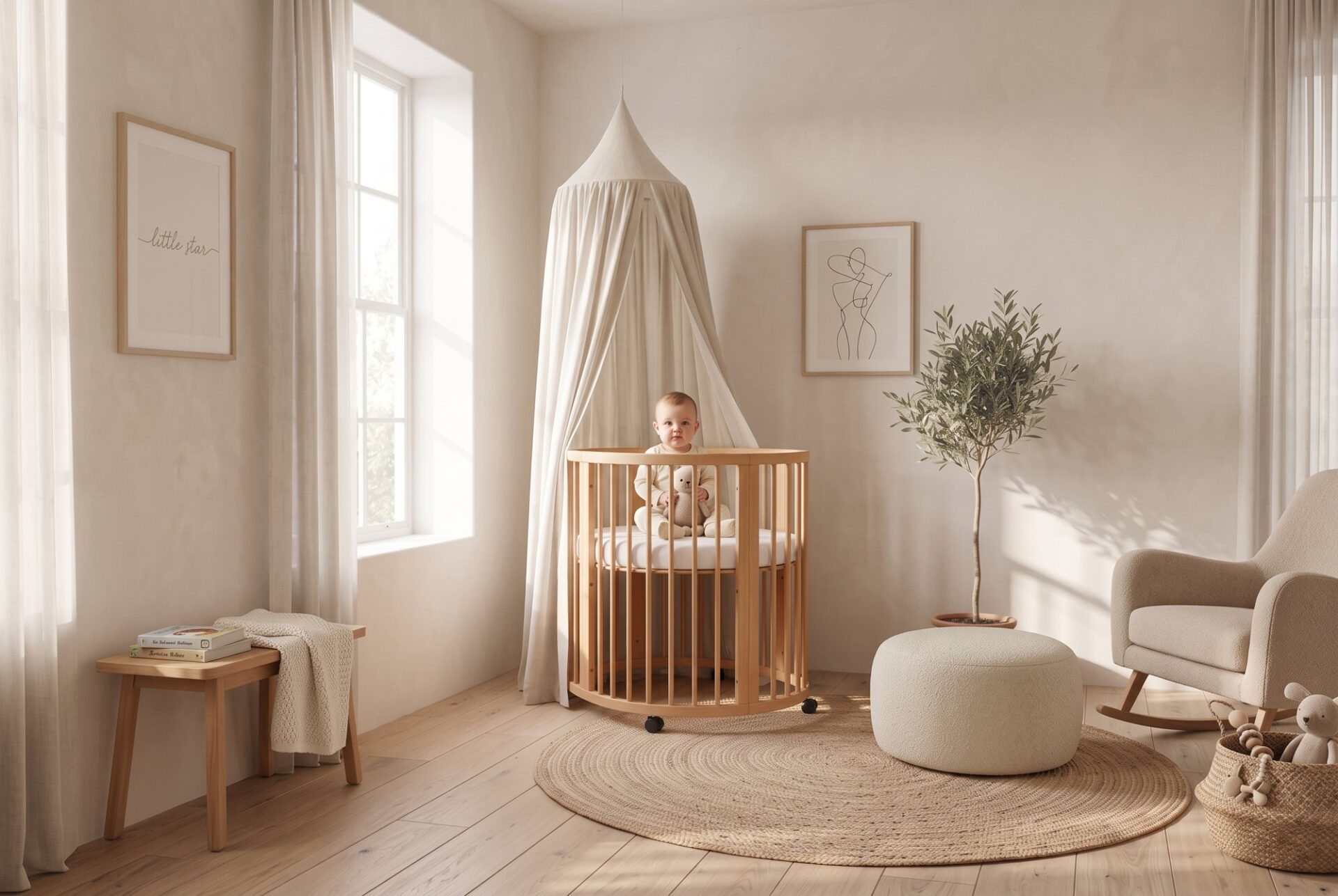 Child in the NOVA 7-in-1 Cot Bed