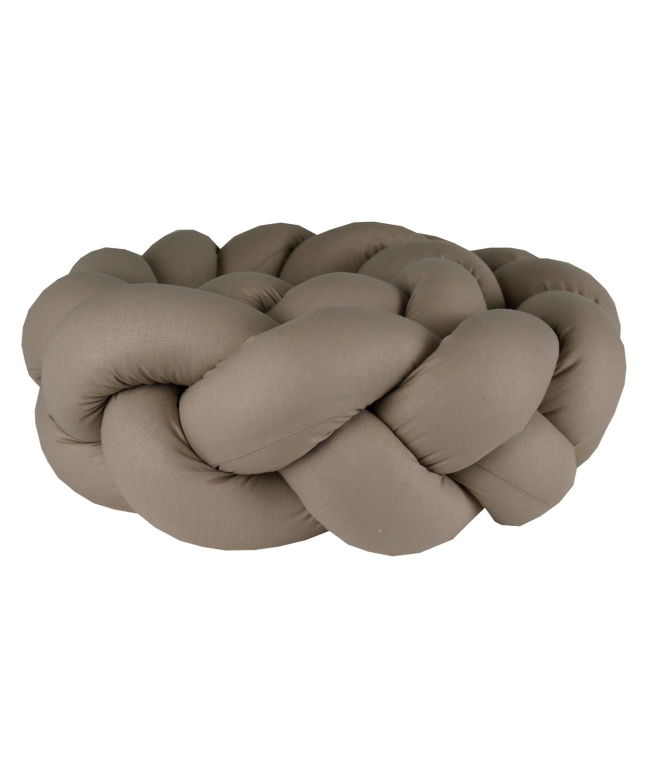 Braided Bumper Cotton, 3 Strands – Cappuccino Braided Bumper Cotton, 3 Strands – Cappuccino