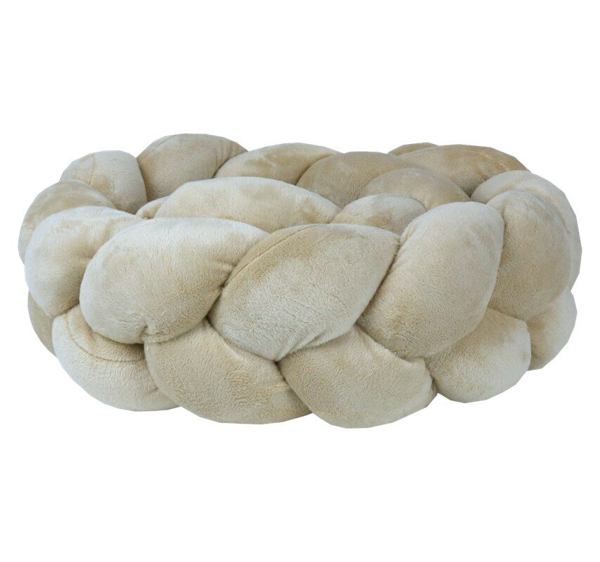 Braided Bumper Velvet, 3 Strands – Beige