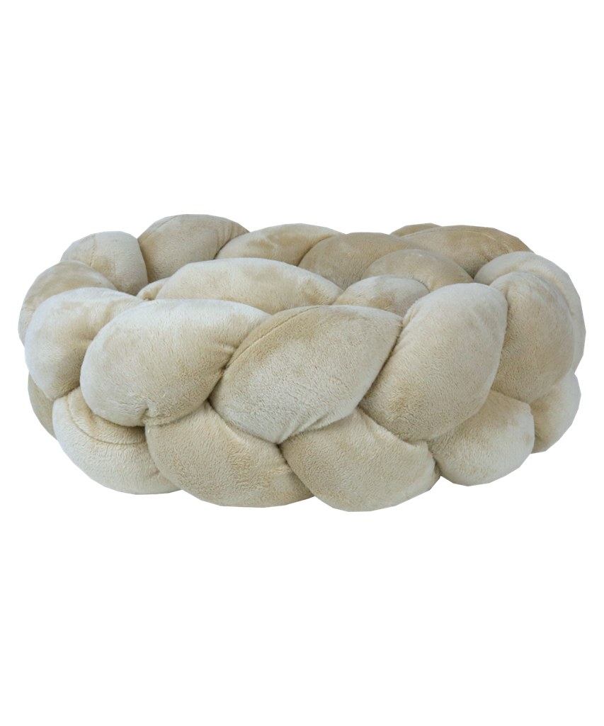 Braided Bumper Velvet, 3 Strands – Beige Braided Bumper Velvet, 3 Strands – Beige