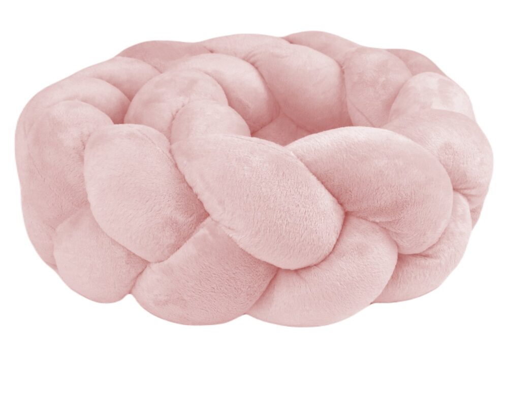 Braided Bumper Velvet, 3 Strands – Powder Pink