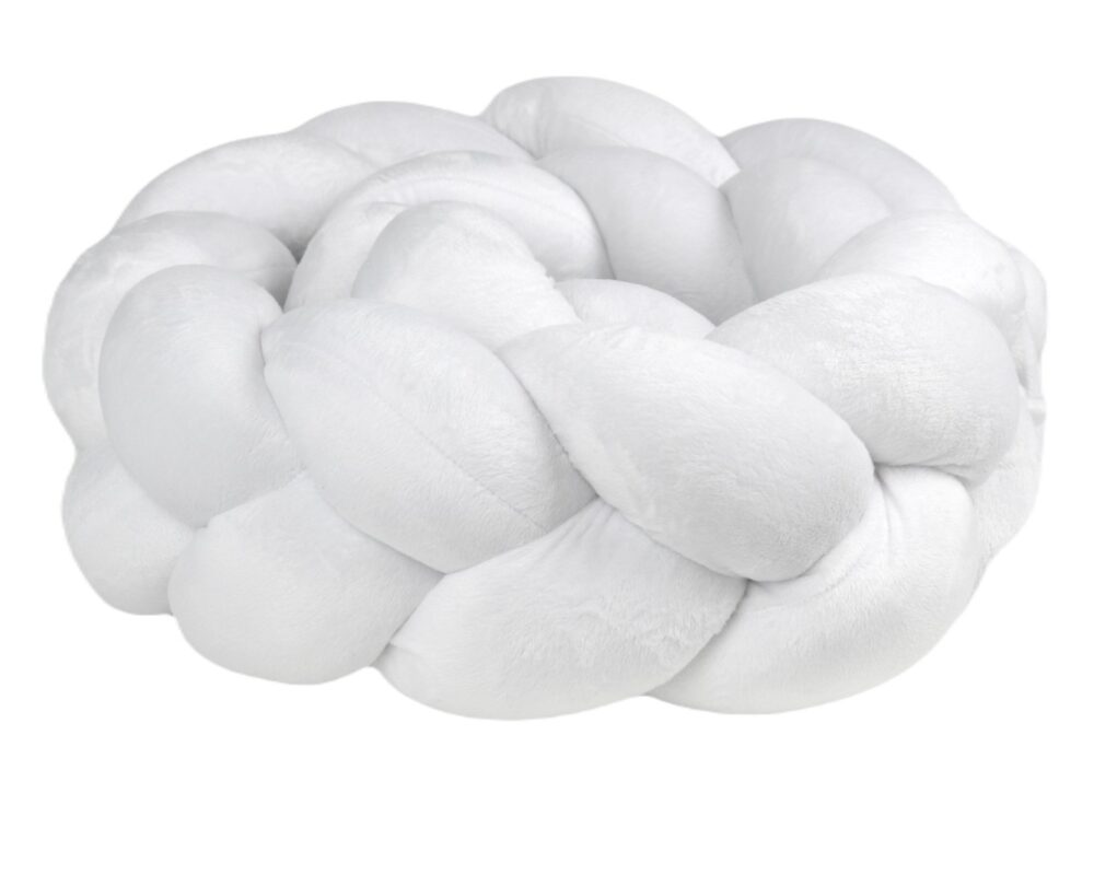 Braided Bumper Velvet, 3 Strands – White