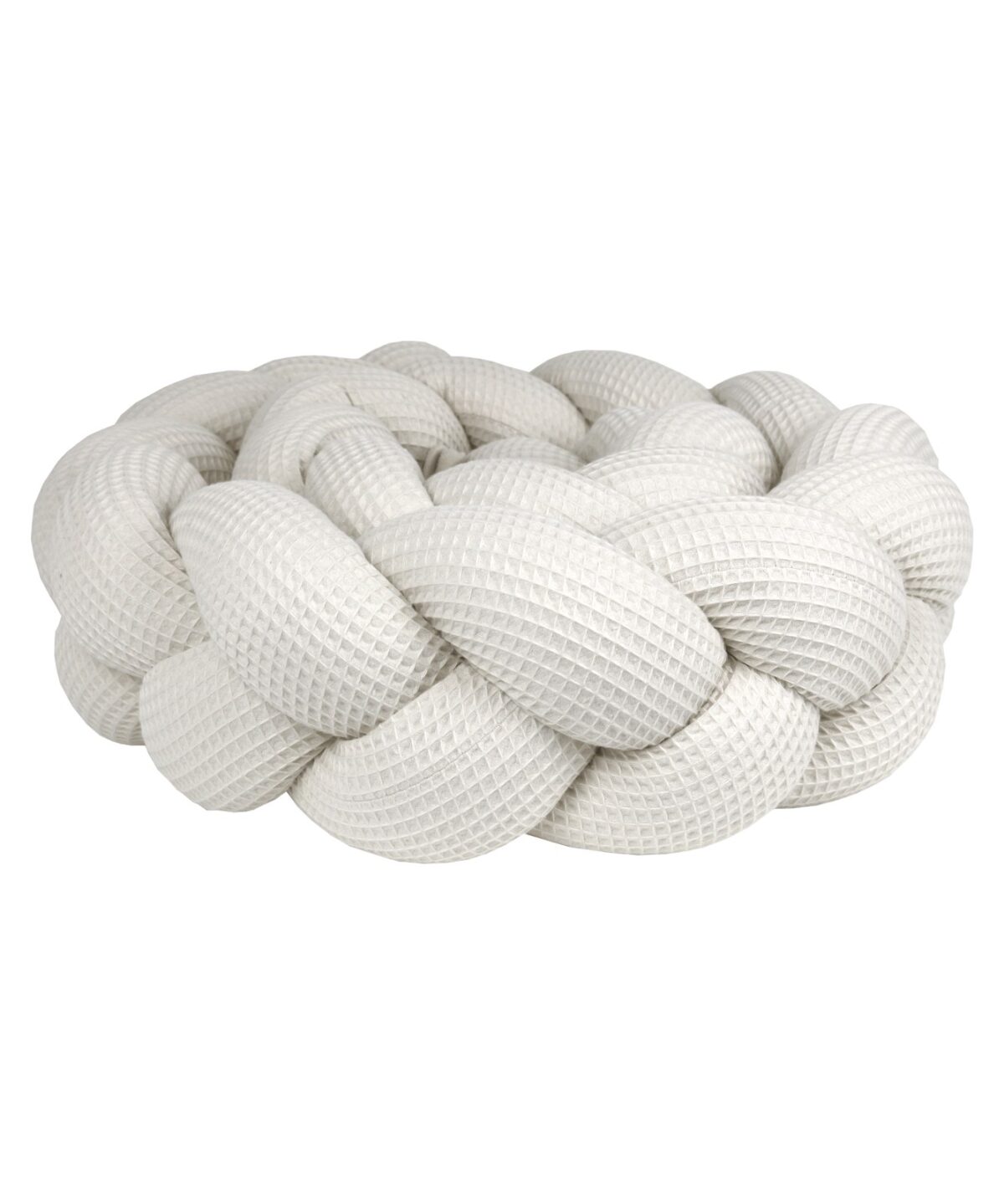 Braided Bumper Waffle Piqué, 3 Strands – Cream Braided Bumper Waffle Piqué, 3 Strands – Cream