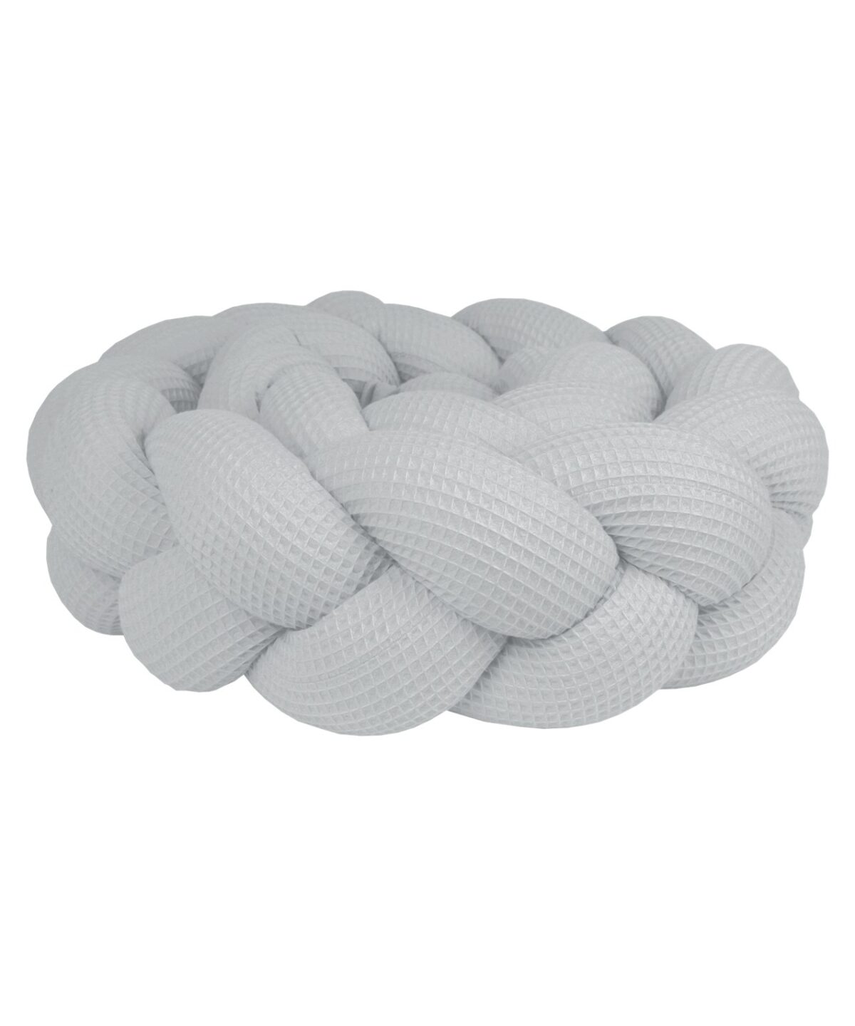 Braided Bumper Waffle Piqué, 3 Strands – Grey Braided Bumper Waffle Piqué, 3 Strands – Grey