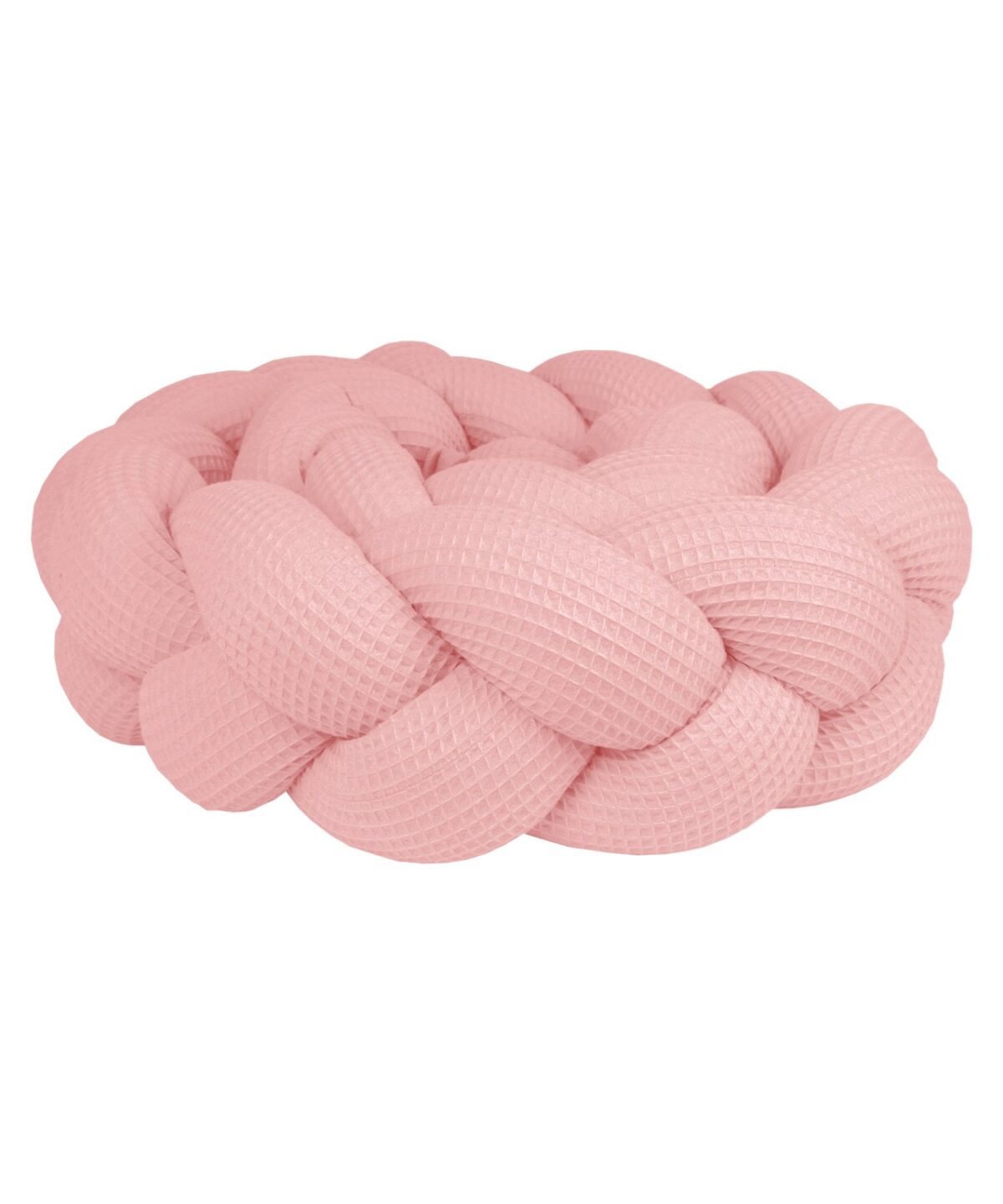 Braided Bumper Waffle Piqué, 3 Strands – Coral