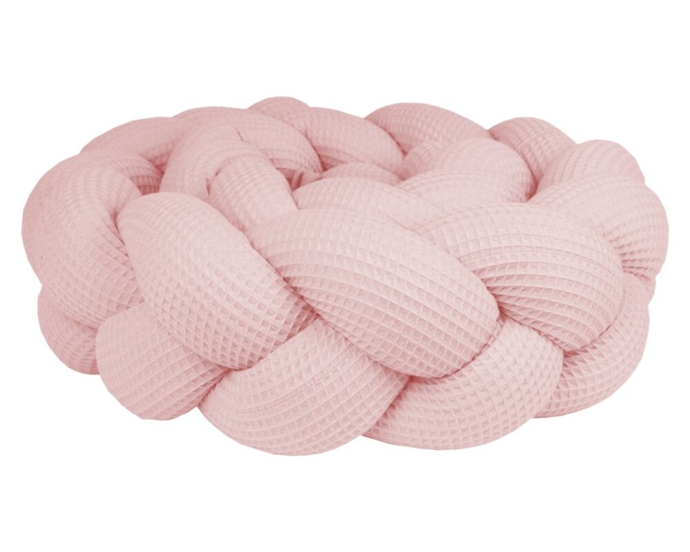 Braided Bumper Waffle Piqué, 3 Strands – Salmon