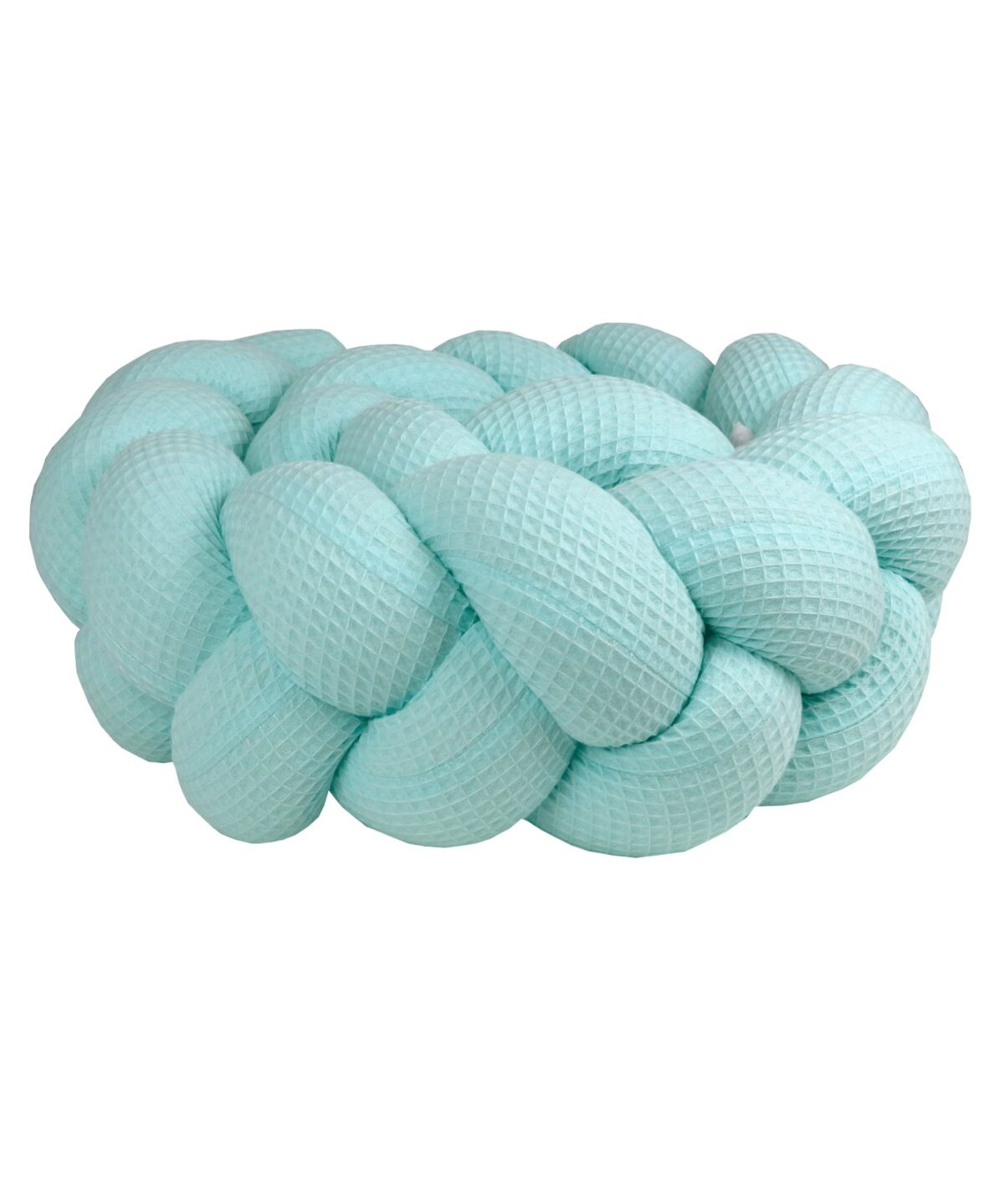 Braided Bumper Waffle Piqué, 3 Strands – Mint Braided Bumper Waffle Piqué, 3 Strands – Mint