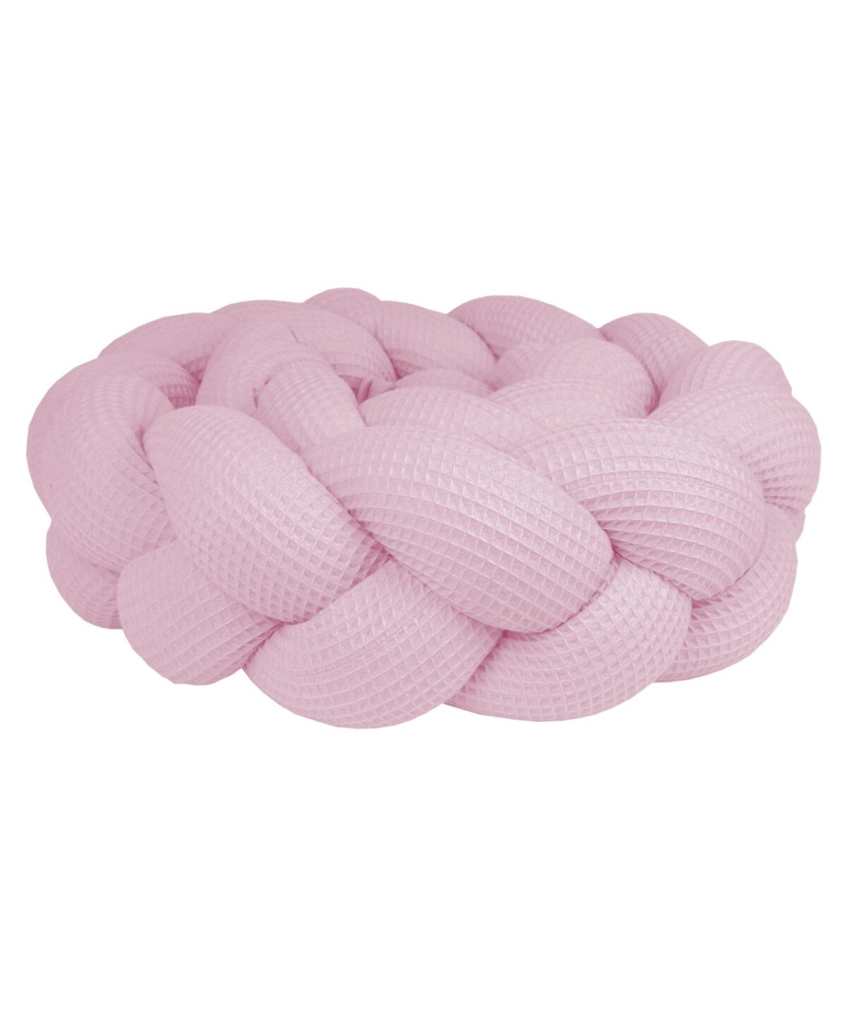 Braided Bumper Waffle Piqué, 3 Strands – Pink Braided Bumper Waffle Piqué, 3 Strands – Pink