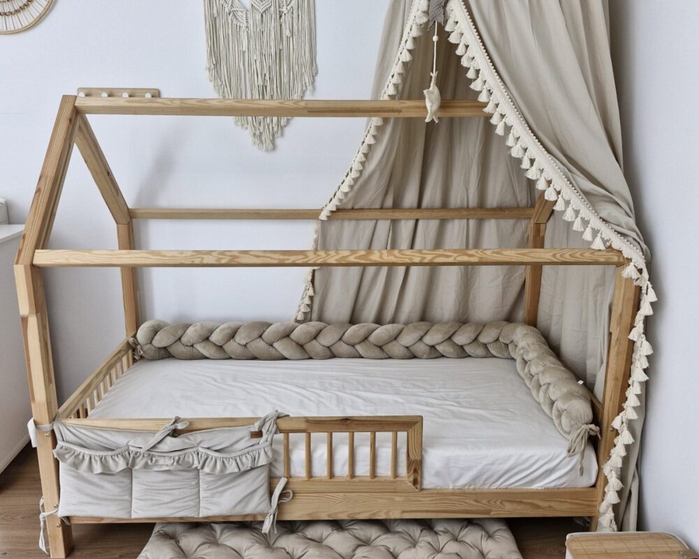 Boho Cotton Canopy – Ceiling Mounted
