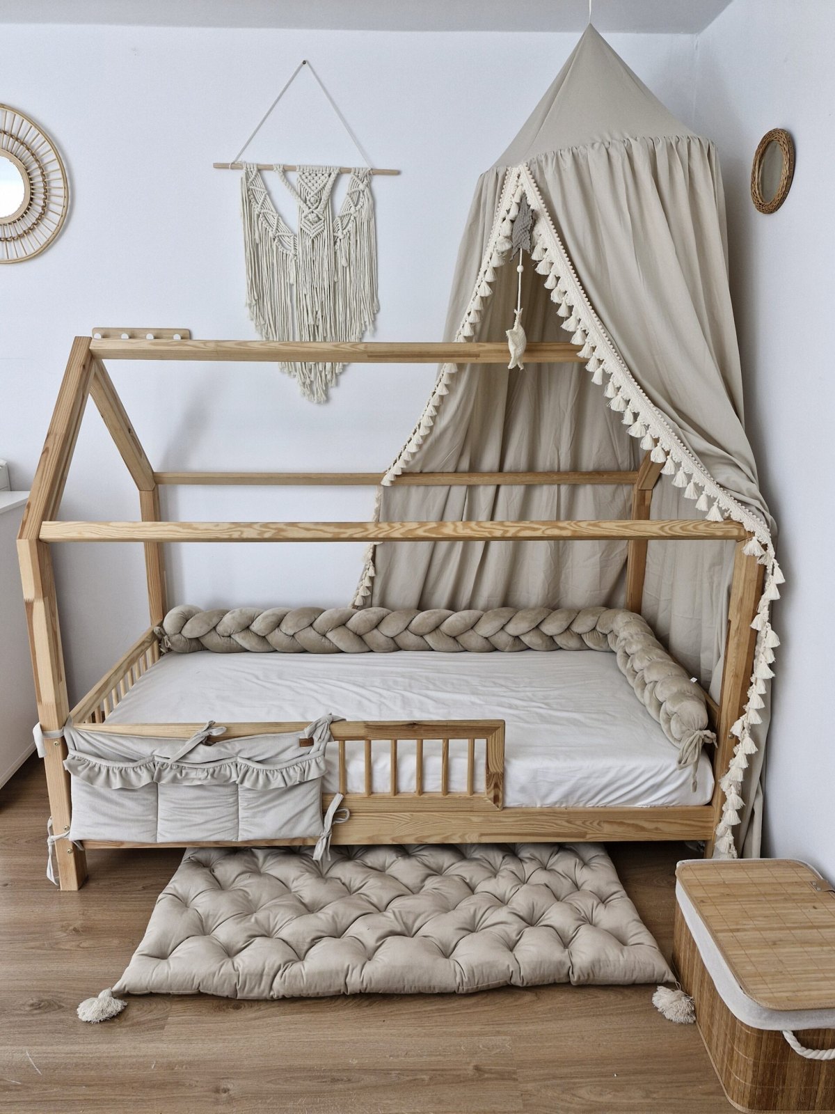 Boho Cotton Canopy – Ceiling Mounted