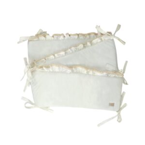 Boho Cot Bumper with Ruffle