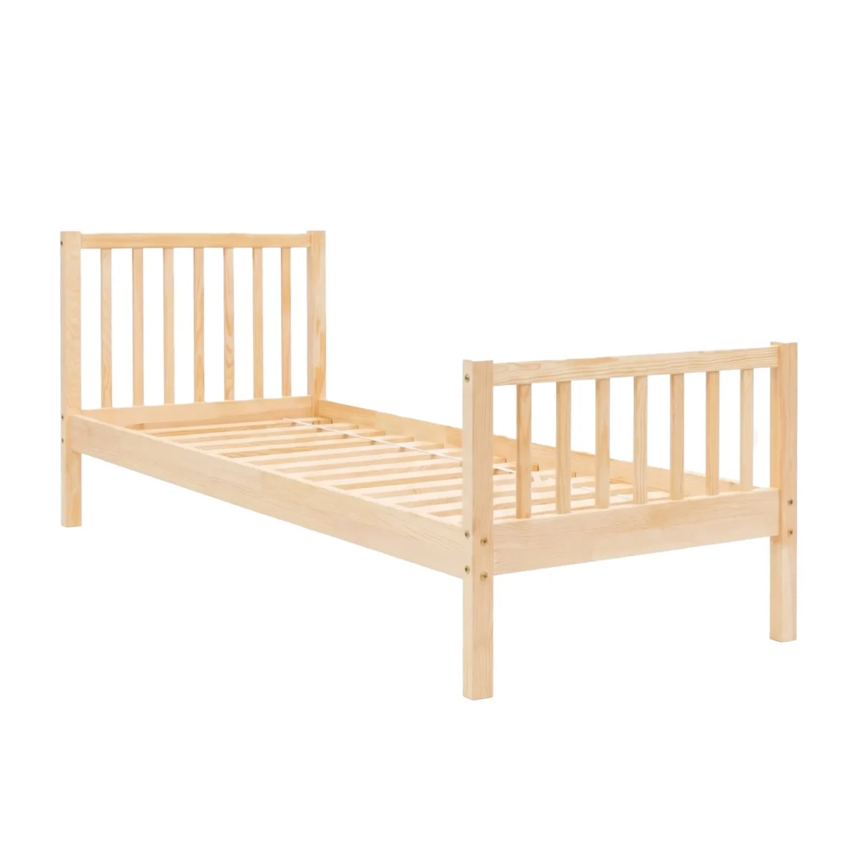 ELLA Children’s Bed in pine wood, natural pine, packshot