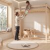 AVELA 160cm Bunk Bed – story time together AVELA 160cm Bunk Bed with parent and child