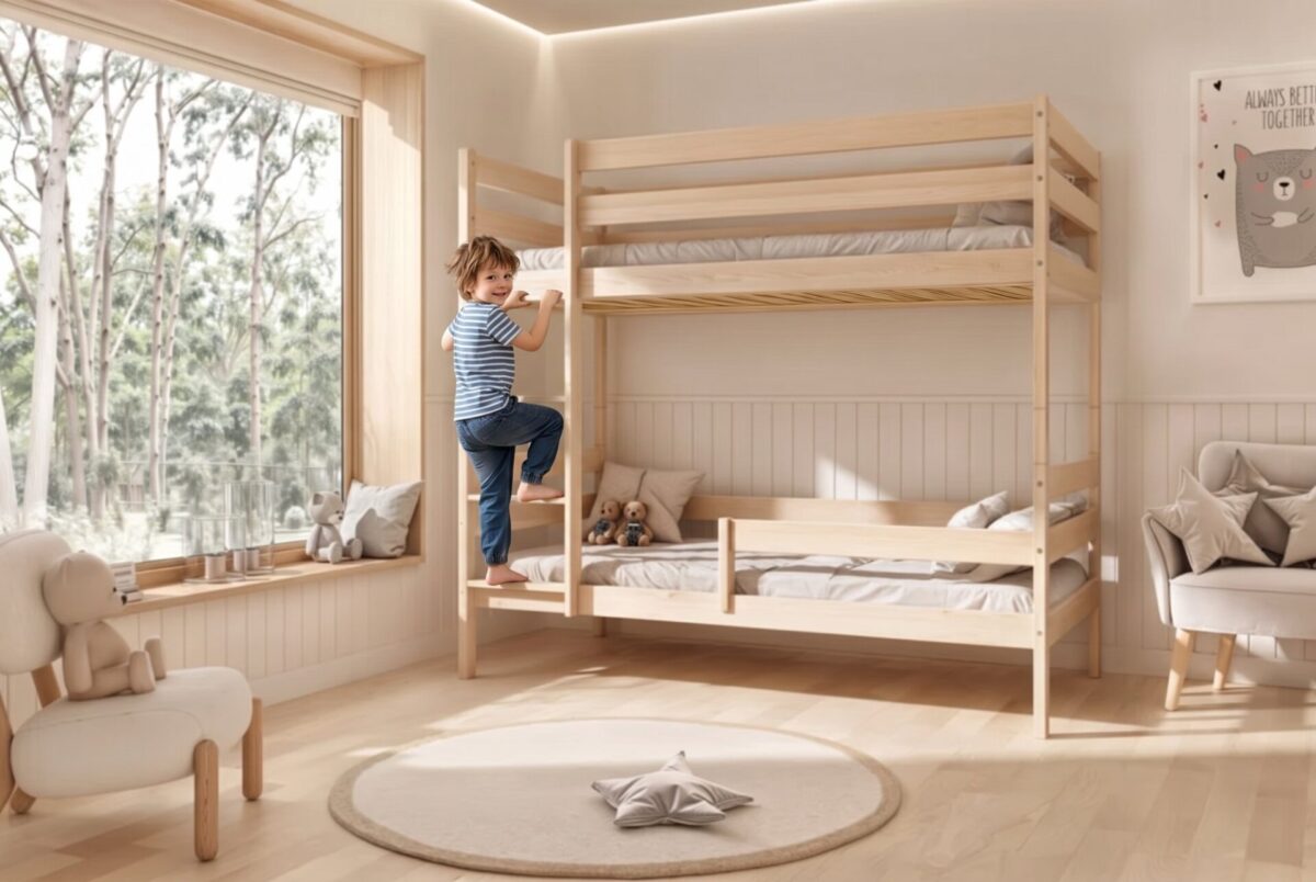 Child in the Seri Lux Bunk Bed