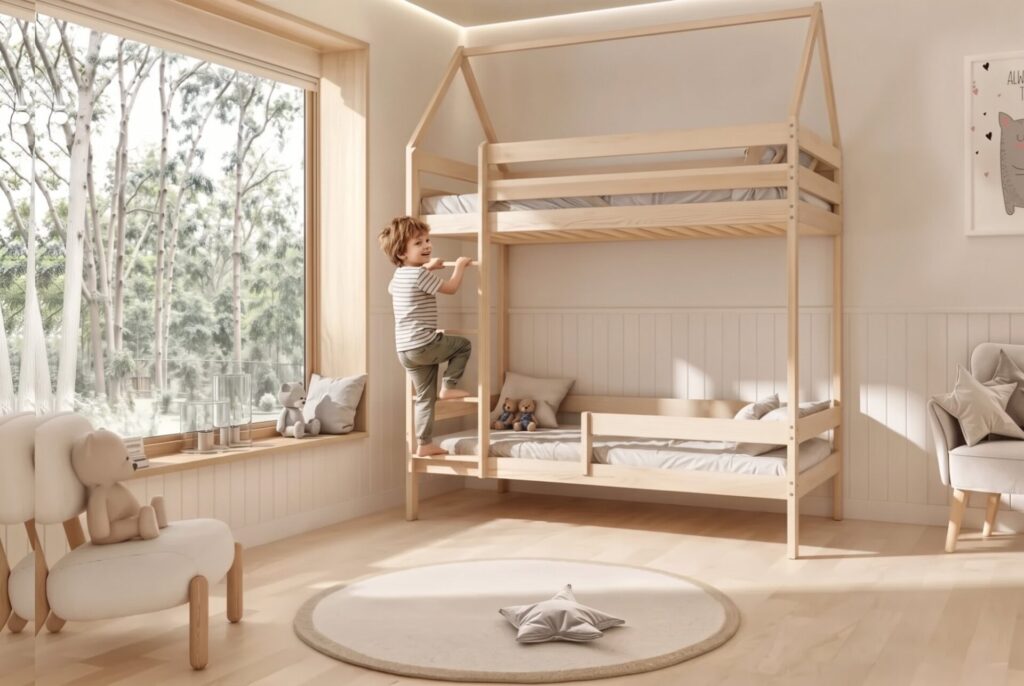 Child in the ULMI Bunk Bed