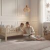 ANELLA Children’s Bed – story time together ANELLA Children’s Bed with parent and child