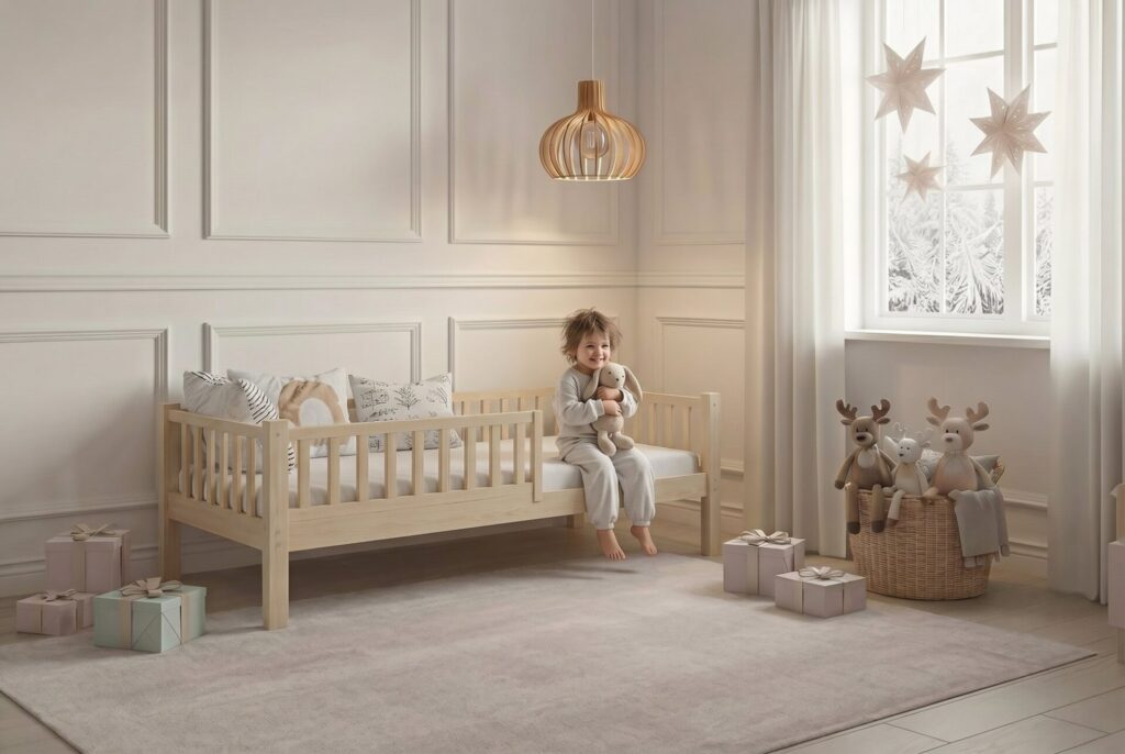 Child in the ANELLA Children’s Bed
