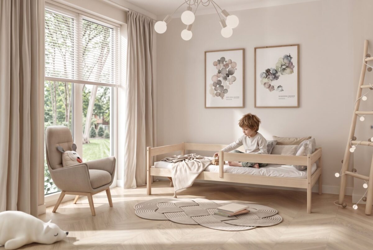 Child in the LEO Children’s Bed