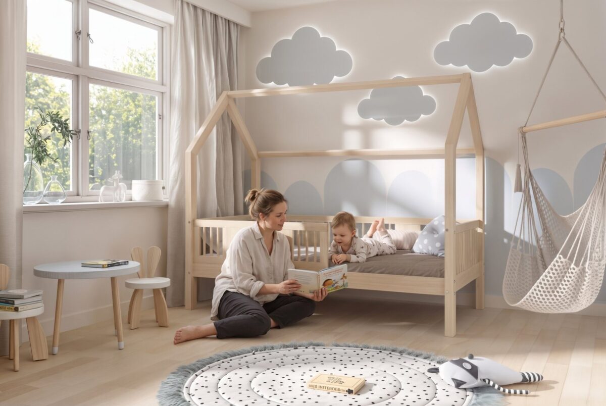 LUMINA Children’s Bed with parent and child