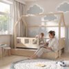 LUMINA Children’s Bed with Drawer with parent and child