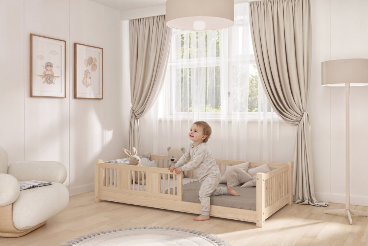 LUNA Mini Children’s Bed – everyday life Child in the LUNA Mini Children’s Bed
