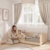 NIKO Mini Children’s Bed – story time together NIKO Mini Children’s Bed with parent and child