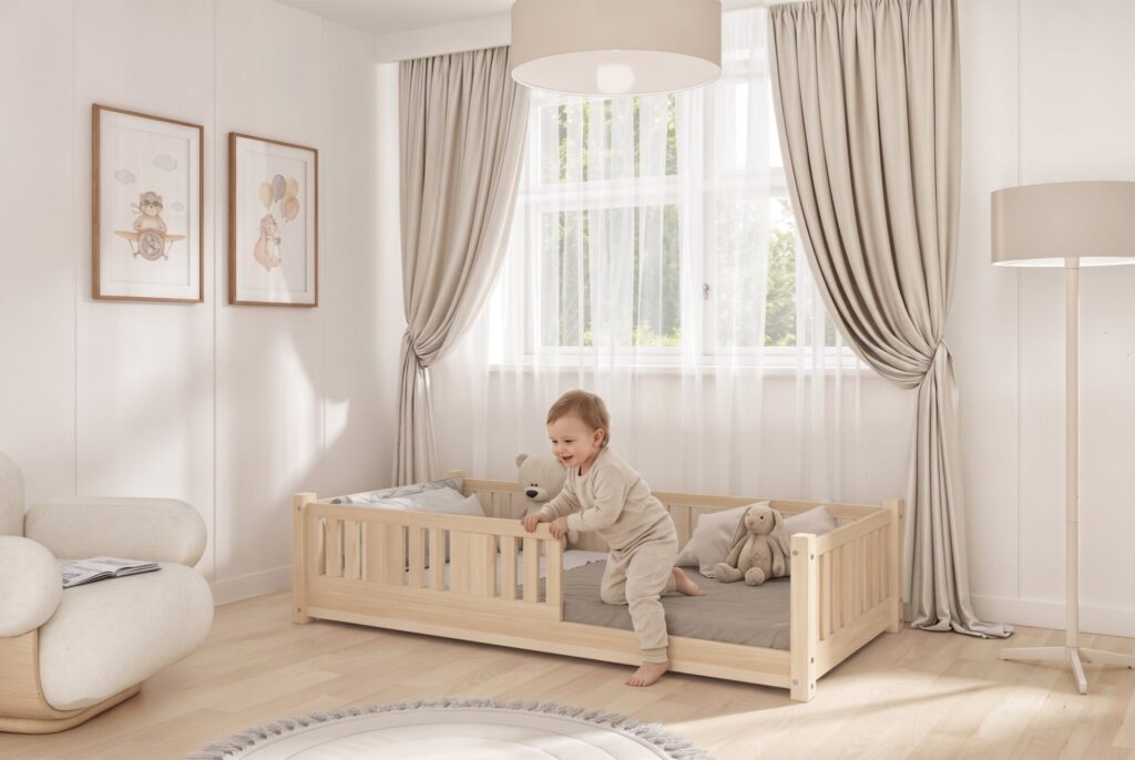Child in the NIKO Mini Children’s Bed