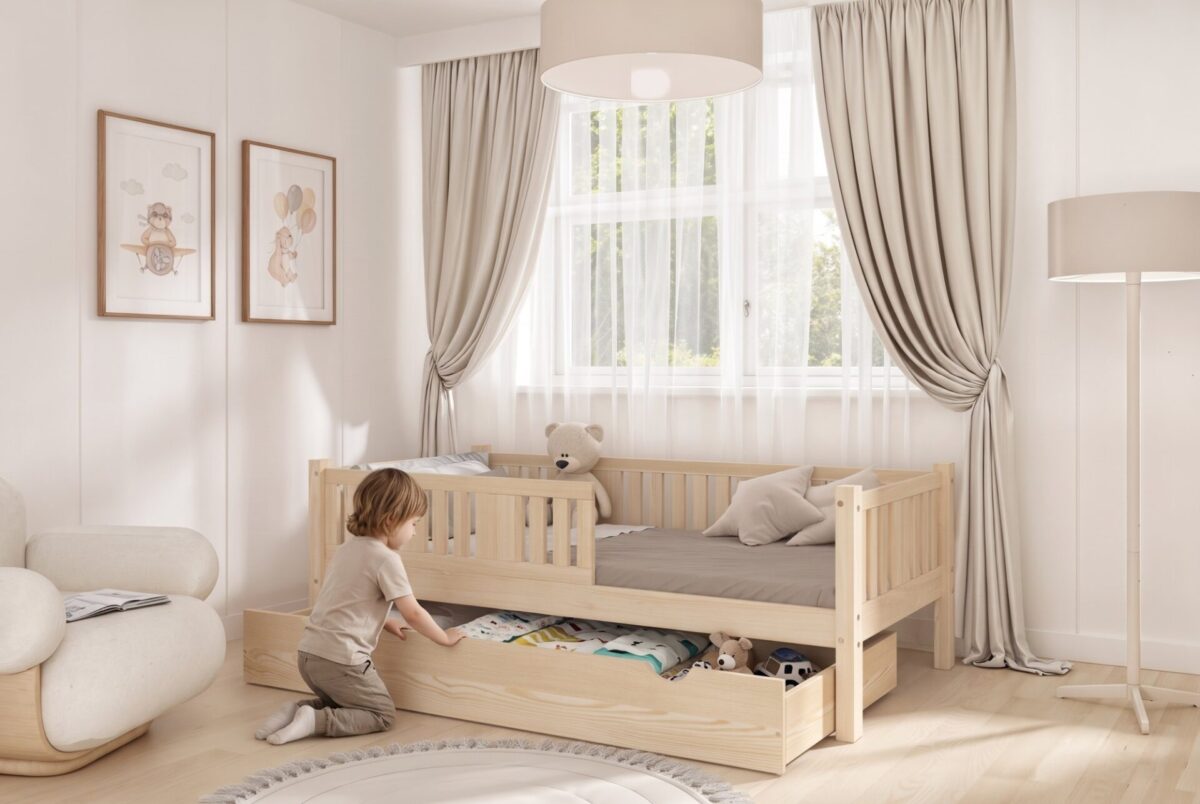 NIKO Children’s Bed with Drawer – everyday life Child in the NIKO Children’s Bed with Drawer