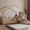 SELVIA Mini Children’s Bed with parent and child