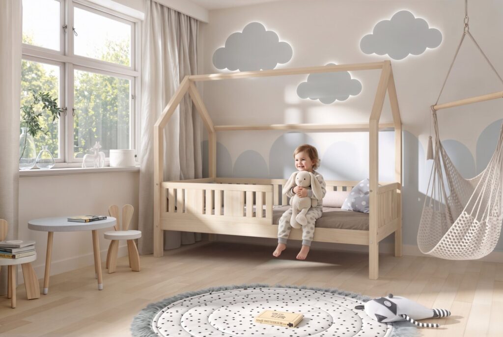 Child in the STELLIA Children’s Bed