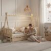 TIPI NIKO Children’s Bed with parent and child