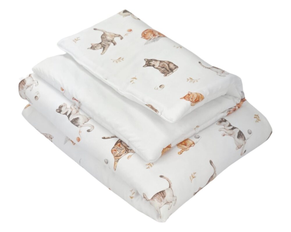 Children's Duvet and Pillow Set – Kittens Children's Duvet and Pillow Set – Kittens