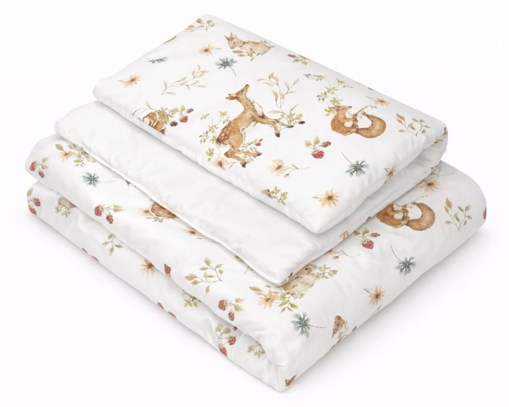 Children's Duvet and Pillow Set – Woodland Animals Children's Duvet and Pillow Set – Woodland Animals