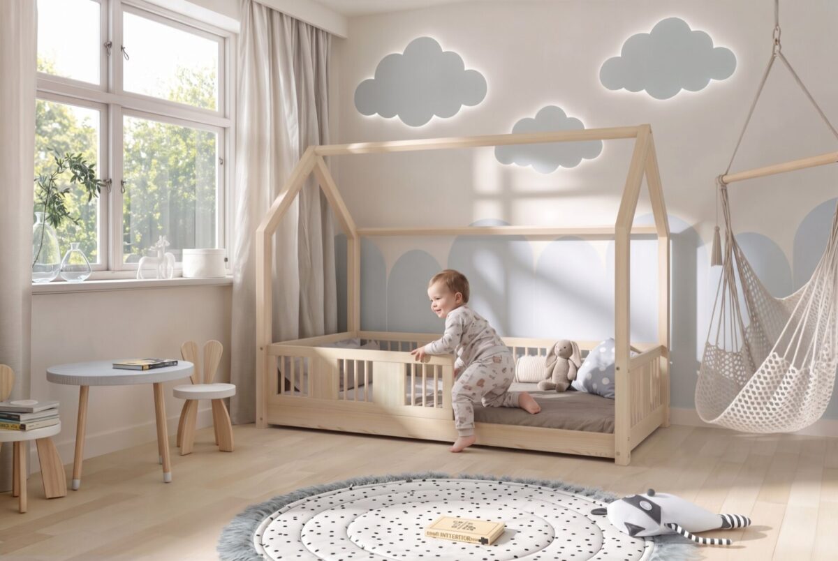 Child in the LUMINA Mini Children’s Bed